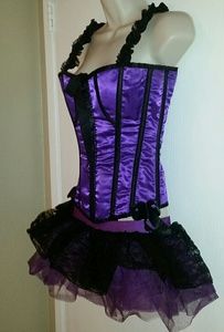 3 Piece Outfit, Top w/Zipper side, Skirt and Short